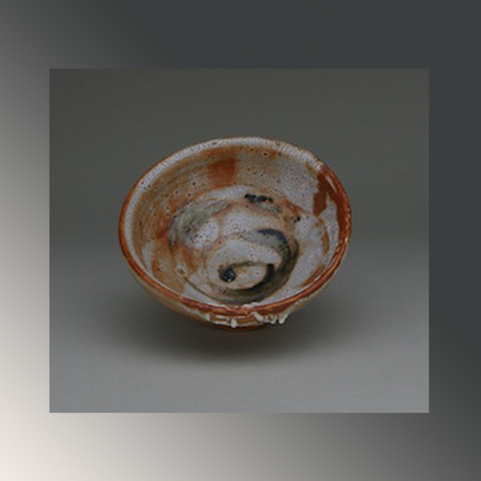 GRMC-Decorative-II---Shino-Tea-Bowl-White-stoneware-High-fire
