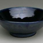 Decorative-II - Blue - Black Lacquer Bowl